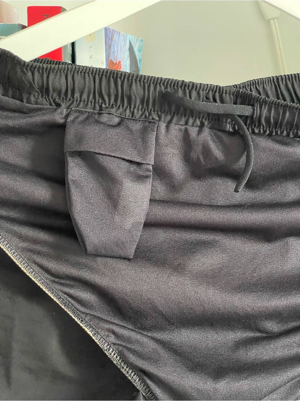 Decathlon Black Elastic-Waist Men’s Sporty Swim Athletic Shorts Swimshort - Picture 5 of 5